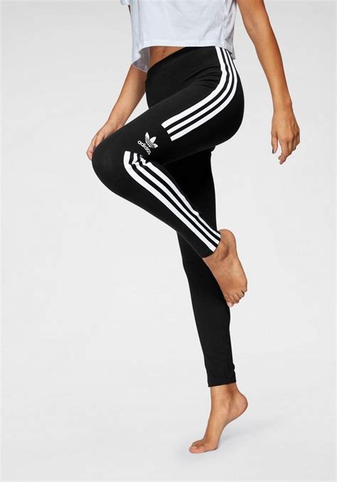 adidas originals trefoil tight-preto|adidas originals trefoil leggings.